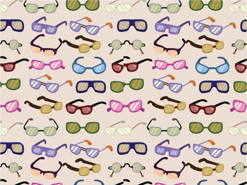 新颖的眼镜PPT课件免费下载02