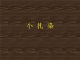 小扎染PPT课件免费下载