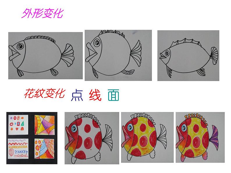 沪教版 一年级上册美术 第12课 美丽的鱼｜课件（8张PPT）第4页
