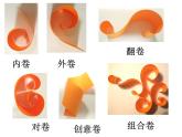纸卷造型PPT课件免费下载