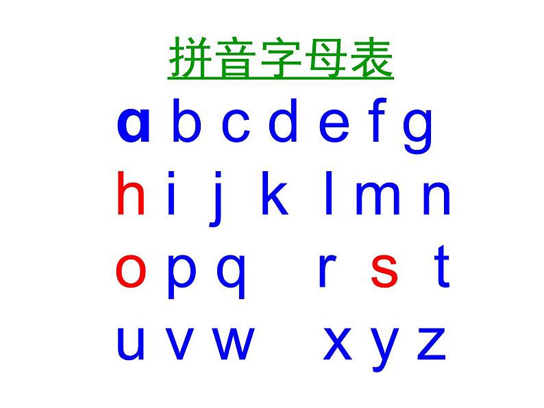 冀美版美术一年级下册 5.拼音字母变化多 课件 (13张幻灯片)06