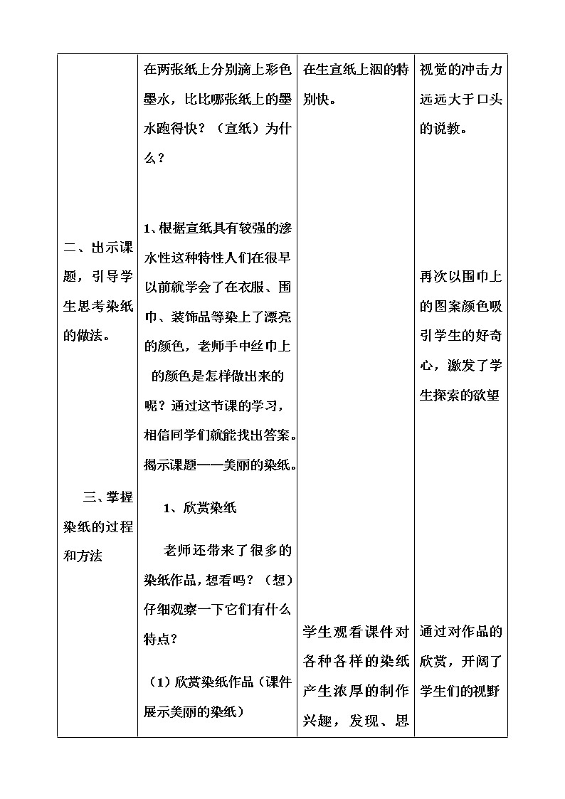 冀美版三年级美术下册《3.色晕丰富的染纸》教学设计 (1)03