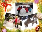 雪花飘飘PPT课件免费下载