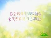 小学美术4、春夏的色彩ppt课件
