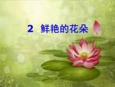 小学美术课件-2.鲜艳的花朵-赣美版-(13张PPT)ppt课件