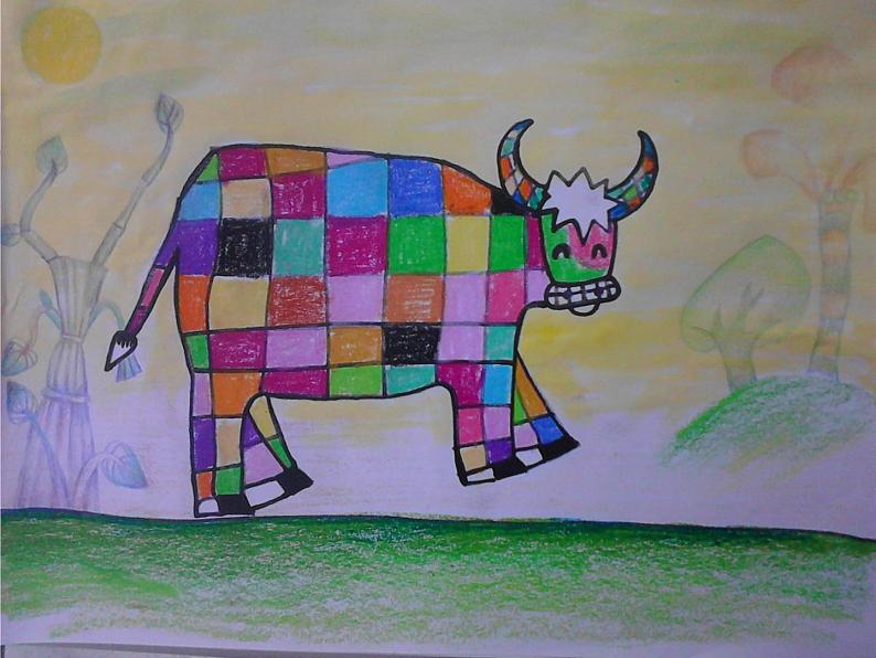 美术二年级上湘教版第13课花格子小牛课件第3页