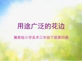 小学生美术课件-第四课-用途广泛的花边-冀美版--(共11张PPT)ppt课件