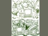 2022年小學(xué)生美術(shù)5文具寫生冀美版(15張)ppt課件