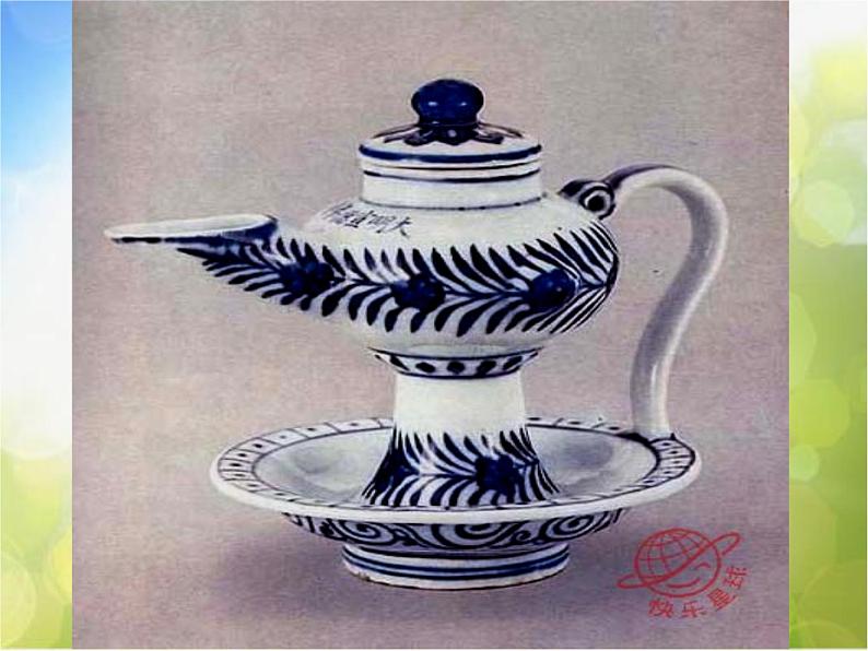 2022年小学生美术18.画青花纹饰赣美版(20张)ppt课件04