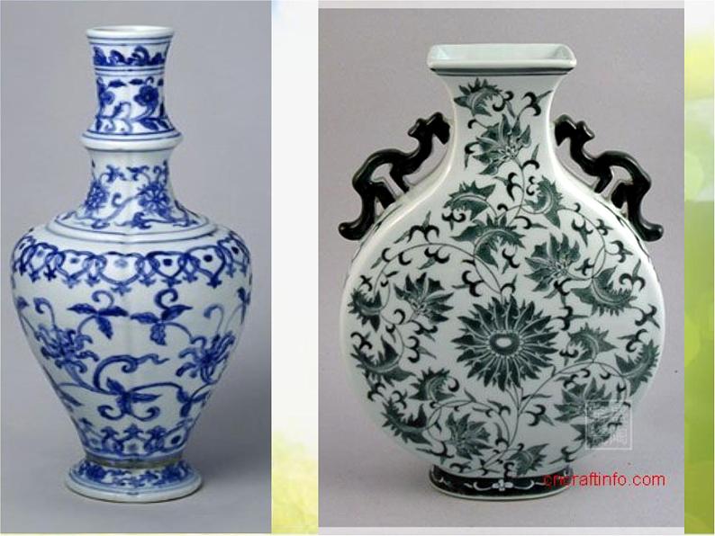 2022年小学生美术18.画青花纹饰赣美版(20张)ppt课件06