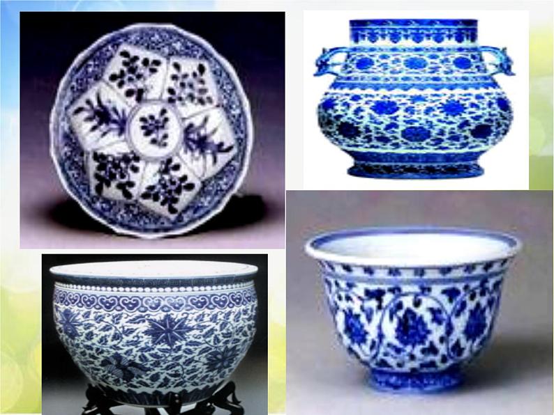 2022年小学生美术18.画青花纹饰赣美版(20张)ppt课件08