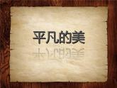 2022年小學(xué) / 美術(shù) / 人教版 / 四年級下冊 / 第12課 平凡的美(23張)ppt課件