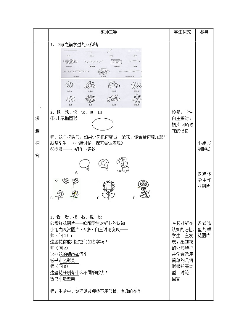 二年级下册美术教案-第5课美丽的花园｜岭南版02