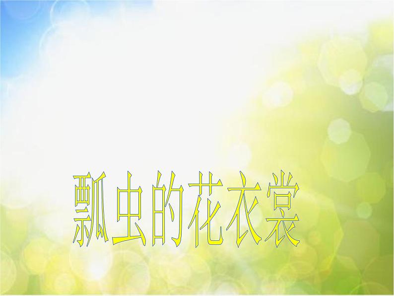 小学美术《第8课瓢虫的花衣裳》PPT课件-(1)ppt课件第2页