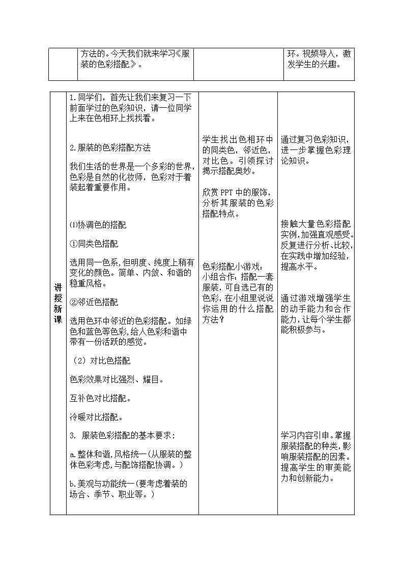 六年级下册美术教案第13课 服装上的装饰｜广西版02