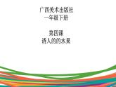 桂美版一年级美术下册 4 诱人的水果 课件+教案 (2)