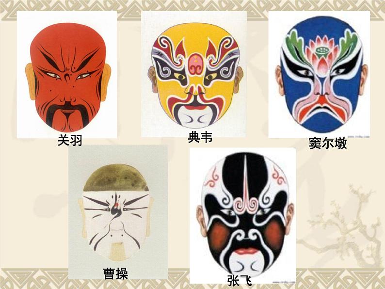 桂美版六年级美术下册 10戏曲人物  课件第4页