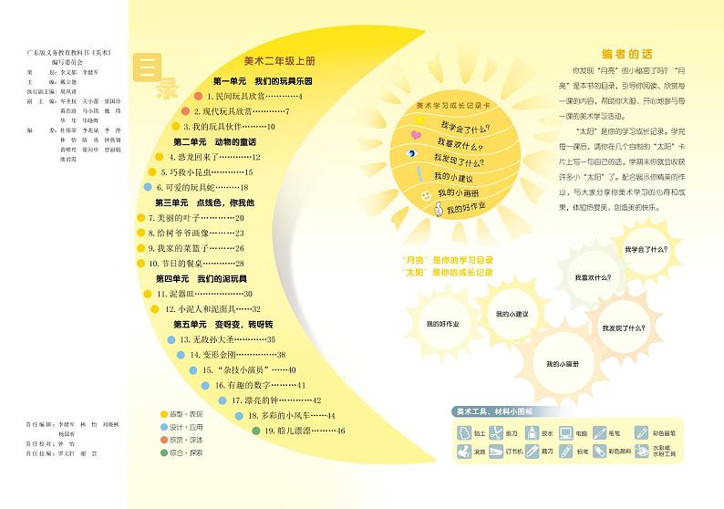 岭南版美术二年级上册电子课本第3页