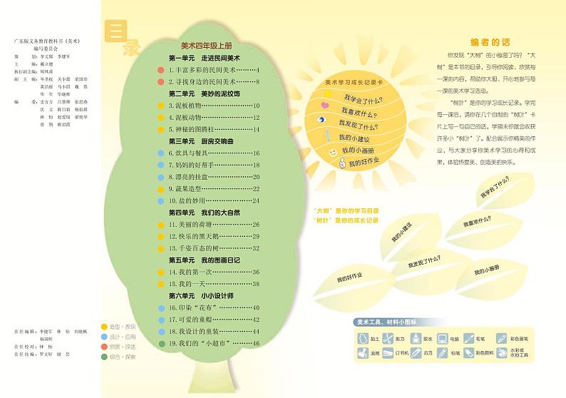岭南版美术四年级上册电子课本第3页