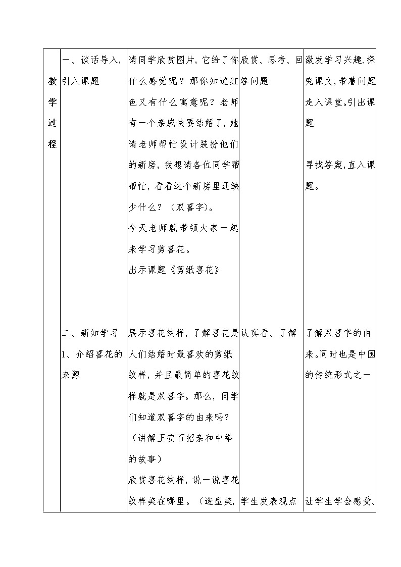 四年级上册美术教案-第16课  剪纸喜花丨浙美版（2012)第2页