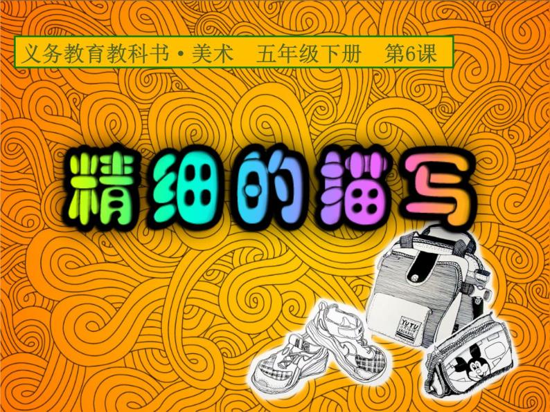 人美版小学五年级美术下册 6.精细的描写 精品课件 (共20张PPT)03