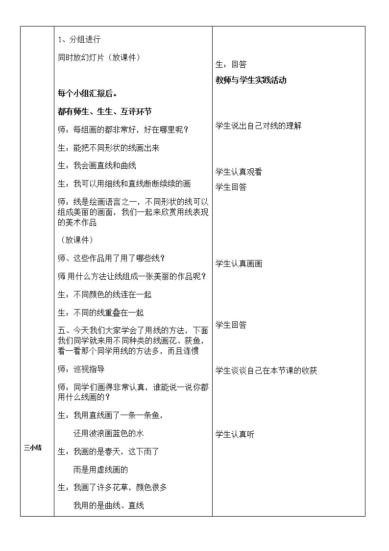 二年级下册美术教案-第3课 用线画画｜辽海版  (1)第3页