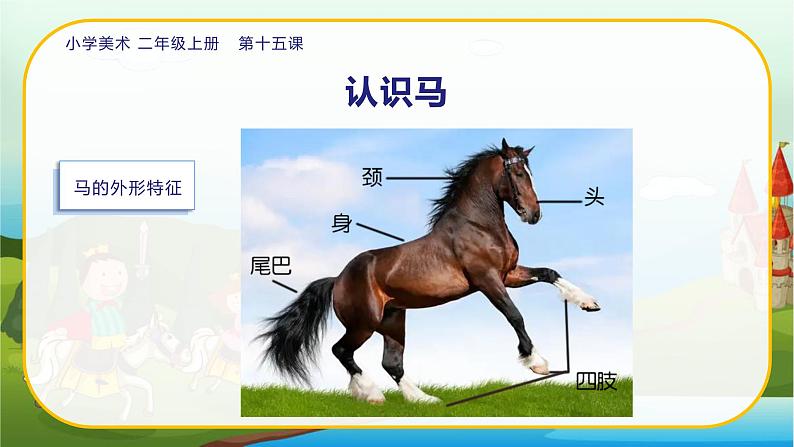 美术人教版二年级上册 第15课《我和马儿在一起》课件+教案04