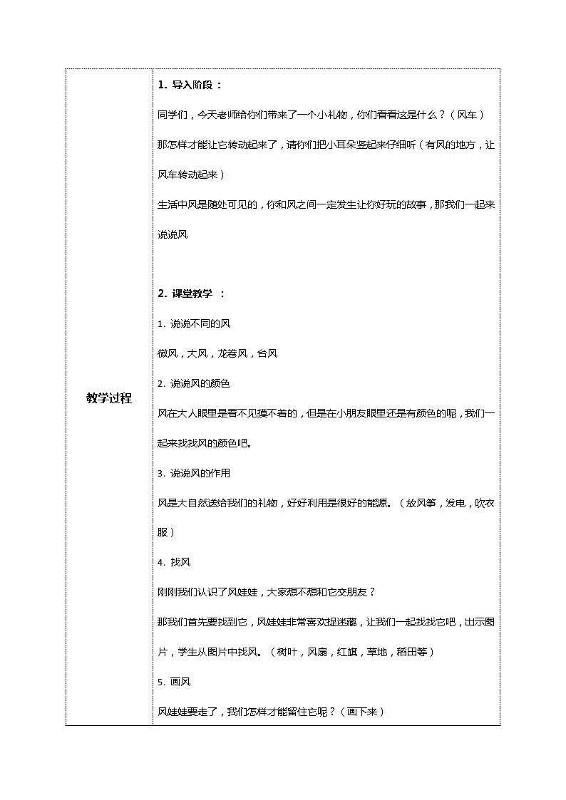 美术人教版二年级上册 第16课《风来了》课件+教案02