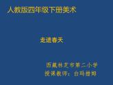 小學(xué)美術(shù)人教版四年級下冊第11課走進(jìn)春天 1 課件