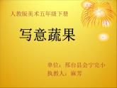 小學(xué)美術(shù)人教版五年級(jí)下冊(cè)第9課寫意蔬果 課件
