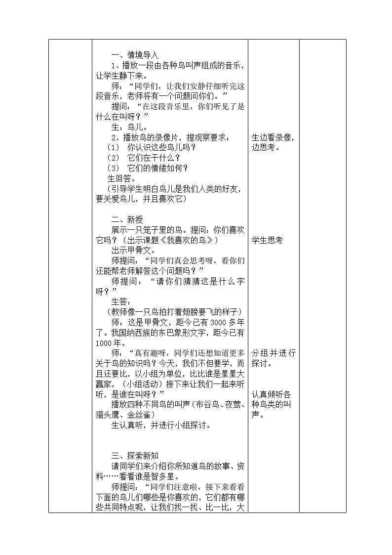 二年级下册美术教案-第3课  花羽毛的鸟-我喜欢的鸟 ▏人美版（北京）02