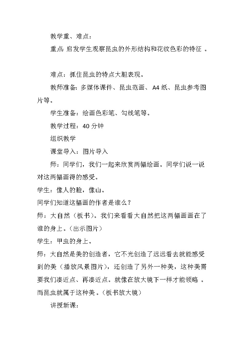 三年级下册美术教案－7放大镜 ｜赣美版第2页