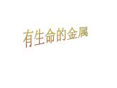 赣美版五下 7.有“生命”的金属 课件