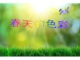 15春天的色彩 課件
