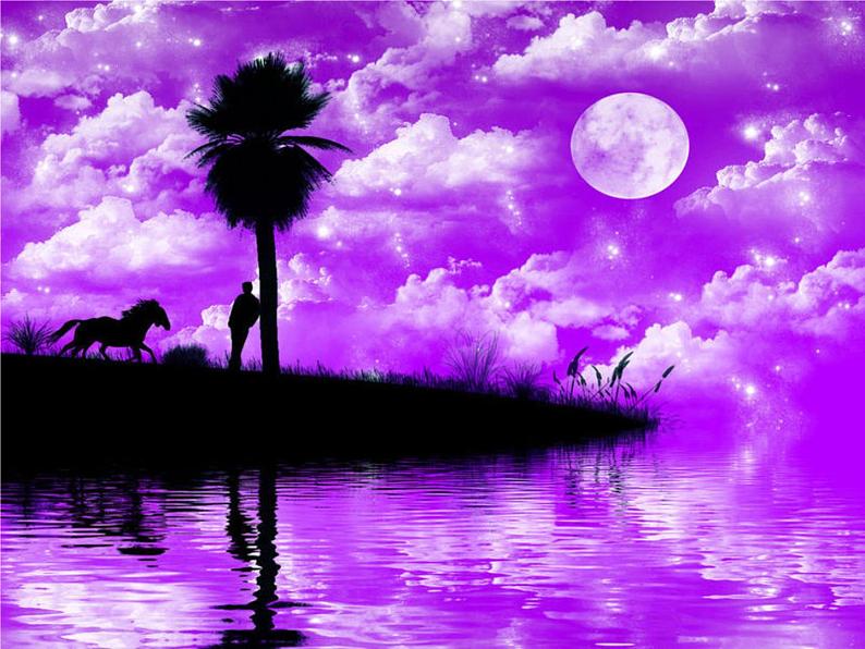 12绿色和紫色的画 课件第8页