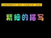 6精細(xì)的描寫 課件