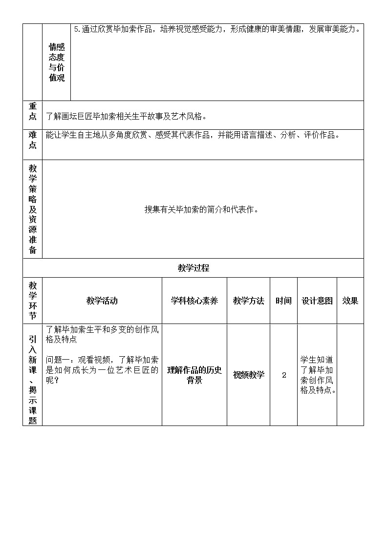 “双减”湘美版五年级美术下册1、巨匠童心第2课时精品教案第2页