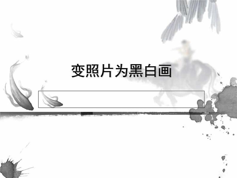 第9课《变照片为黑白画》 课件05