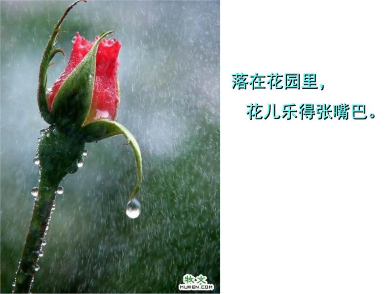 湘美版小学美术一下 1.小雨沙沙 课件02