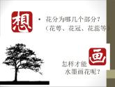 二年級下冊美術(shù)課件－8.水墨畫花｜蘇少版