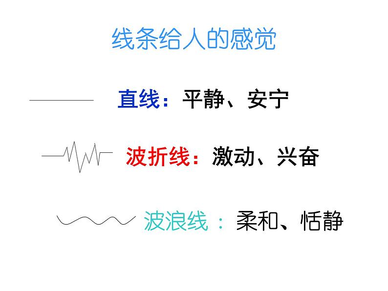 岭南版五年级下册美术 9.用线条、色彩画感觉 课件第3页