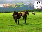 《我和馬兒在一起》課件3