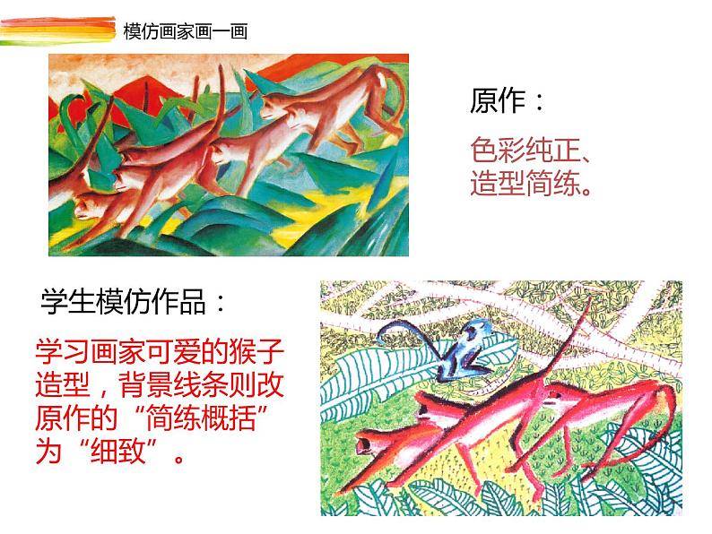 岭南版四年级下册美术 10.模仿画家画一画 课件第5页