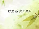 《天然的纹理》课件2