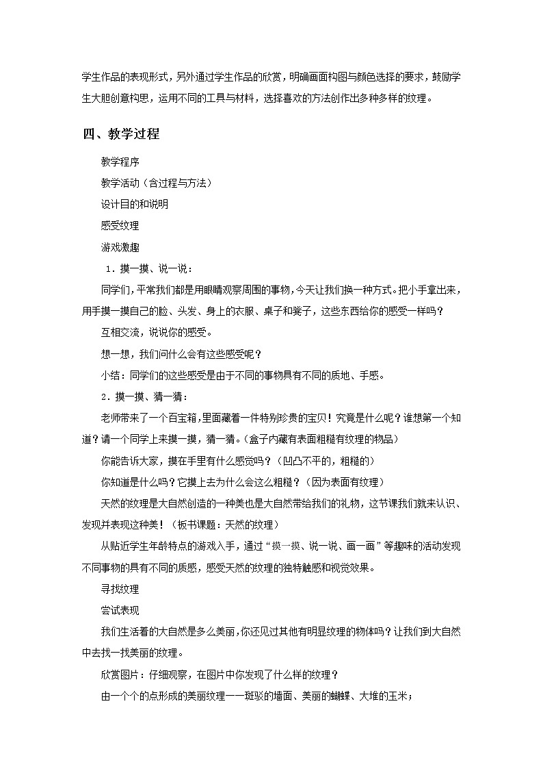 《天然的纹理》教案1第2页
