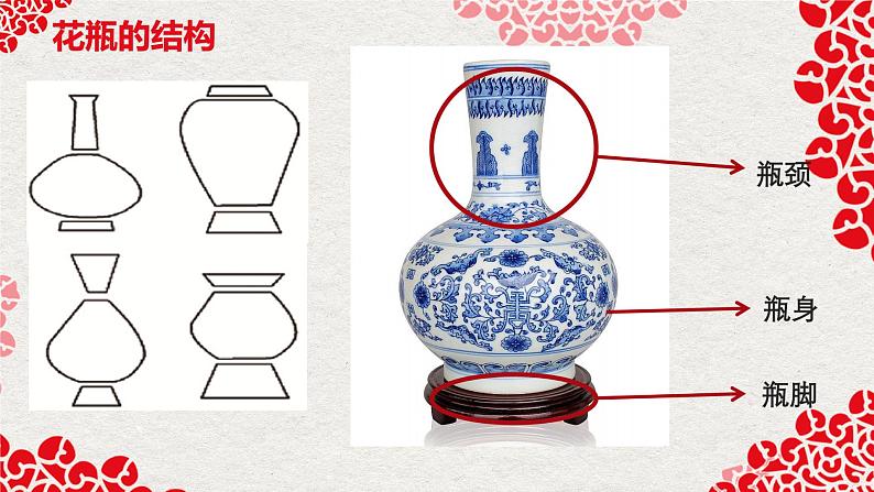 小学美术 岭南版 二年级下册 第四单元 吉祥百变的巧手工《大花瓶》课件07