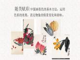人教版美術(shù)五年級(jí)下冊(cè) 9.寫意蔬果   課件1