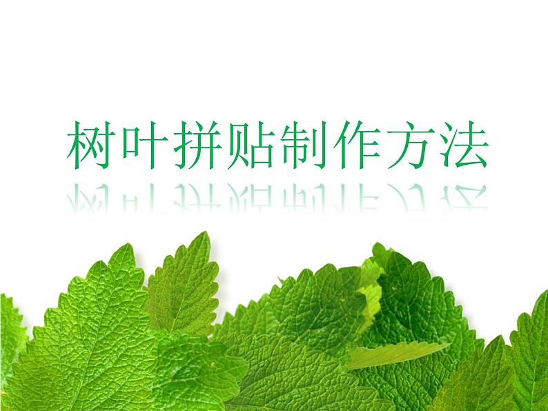 《巧思妙贴》文档资料：树叶拼贴制作方法第1页