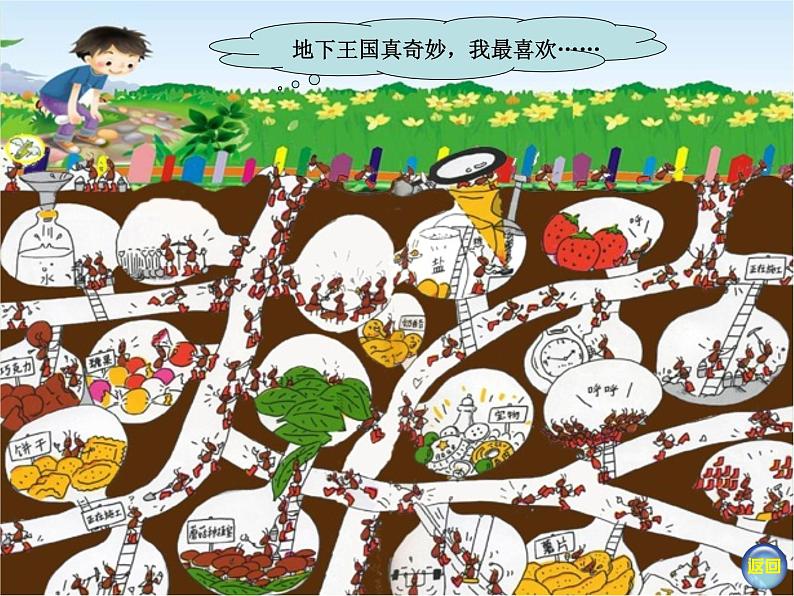 湖南美术出版社小学美术一年级下册 17. 地下王国 课件03