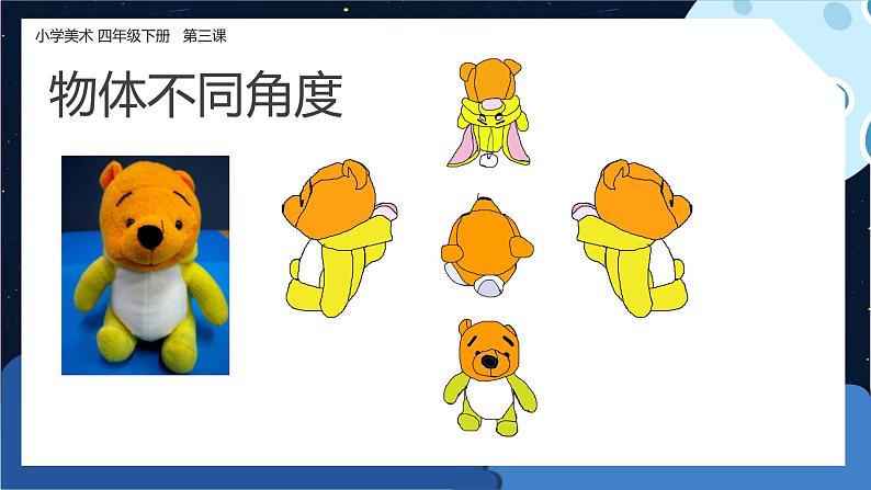 美术岭南版四年级下册第三课 《从不同角度画物体》课件第6页